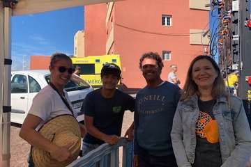 Campeonato de Bodyboard en la playa teldense de Palos/TA.